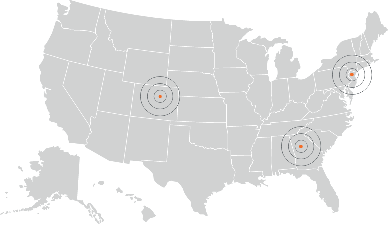 Fulfillment in Denver, Atlanta, and New Jersey Fulfillment in Denver, Atlanta, and New Jersey
