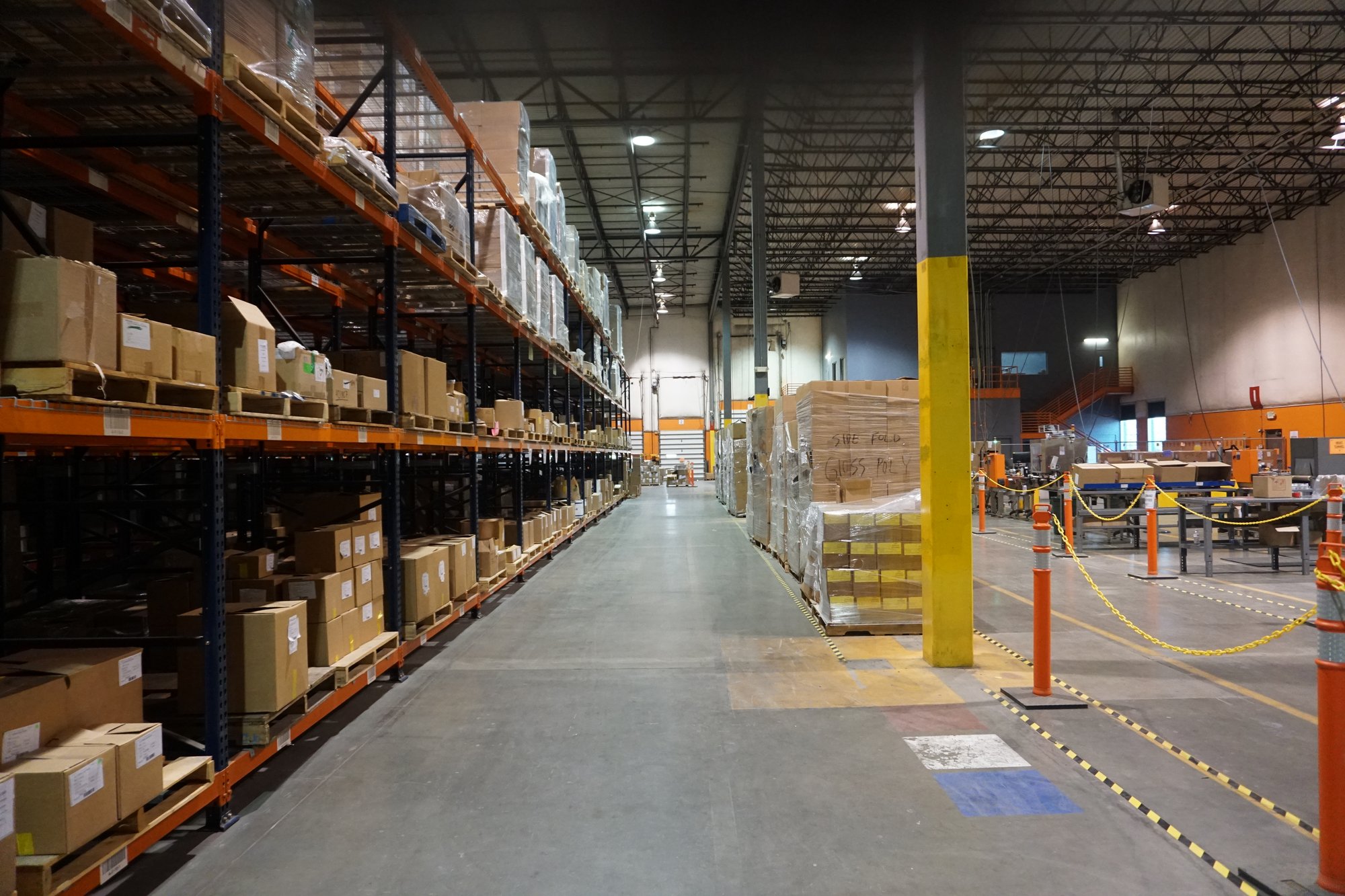 QuickBox Warehouse Aisle View
