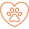 Pet care fulfillment icon