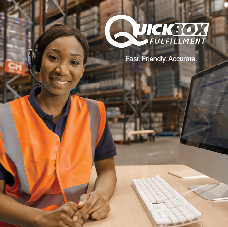 QuickBox fulfillment services - brochure cover 